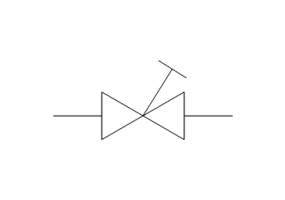 Válvula de regulação angular