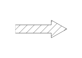 Horizontal exit path