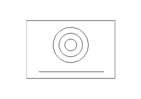 Illuminated nameplate push-button