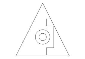 Protected glass button