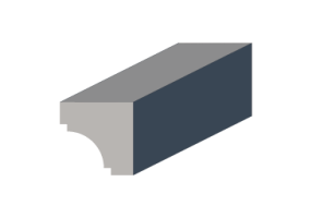 3D Sill - Base [P02] 50x50mm