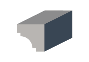3D Schwelle - Basis [P02] 80x80mm