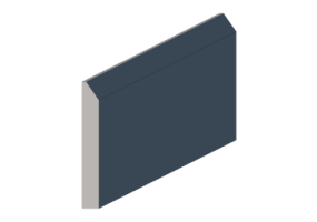 Rodap&eacute; 3D - Rodap&eacute; [P03] 75x10mm