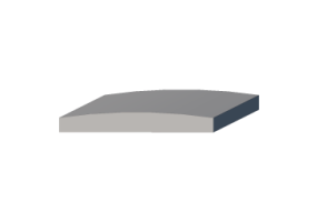 3D Mauerabdeckung - Mauerabdeckung [P02] 200mm