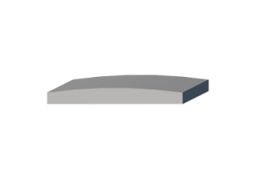 3D Mauerabdeckung - Mauerabdeckung [P02] 350mm