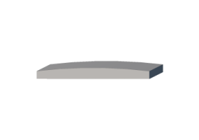3D Mauerabdeckung - Mauerabdeckung [P02] 600mm