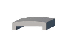 3D Mauerabdeckung - Mauerabdeckung [P03] 250mm