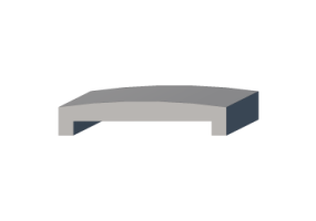 3D Wall Cap - Wall Cap [P03] 350mm