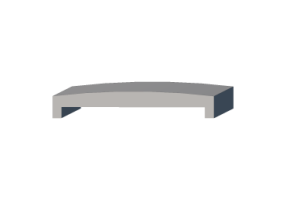 3D Mauerabdeckung - Mauerabdeckung [P03] 600mm