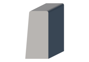 3D Kerb - Kerb [P04] 100x120x250mm