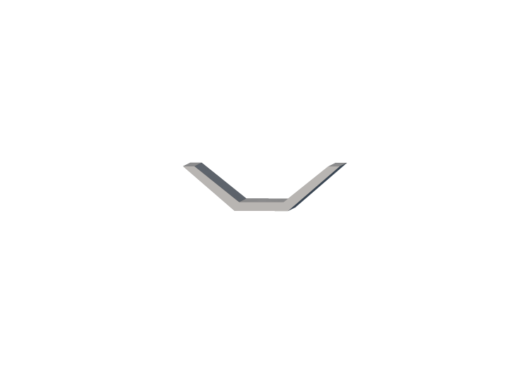 Cordolo 3D - Cunetta trapezoidale - ACCA software Cordolo 3D - Cunetta trapezoidale - ACCA software