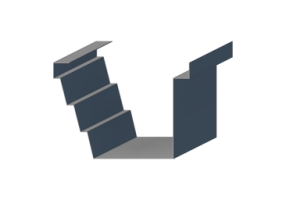 Calha 3D - Calha [P01] 150x150mm