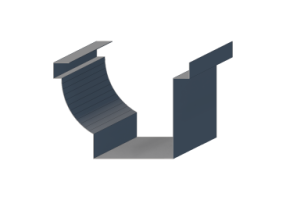 Ch&eacute;neau 3D - Goutti&egrave;re [P02] 150x150mm