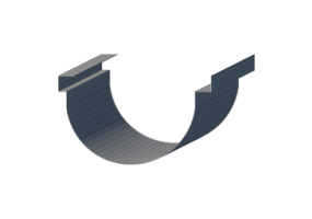 3D Dachrinne - Dachrinne [P04] 150x240mm
