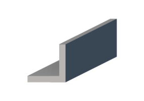 3D Profil - Profil L-60/10x60/10mm