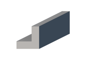 3D Profil - Profil L-60/20x60/20mm