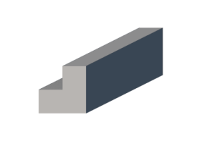 3D Profile - Profile L-50/25x50/25mm