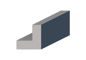 3D Profile - Profile L-70/25x70/25mm