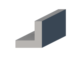 Perfil 3D - Perfil L-90/25x90/25mm