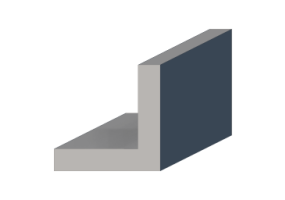 3D Profile - Profile L-120/25x120/25mm