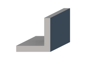 3D Profile - Profile L-140/25x140/25mm