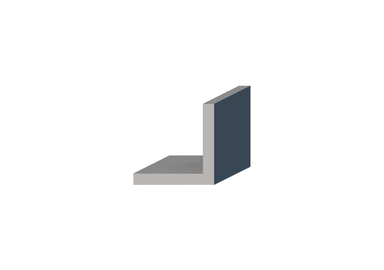 3D Profil - Profil L-180/25x180/25mm - ACCA software 3D Profil - Profil L-180/25x180/25mm - ACCA software
