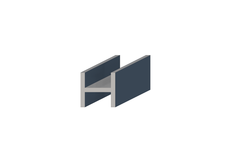 Perfil 3D - Perfil H-80/10x80/10mm - ACCA software Perfil 3D - Perfil H-80/10x80/10mm - ACCA software