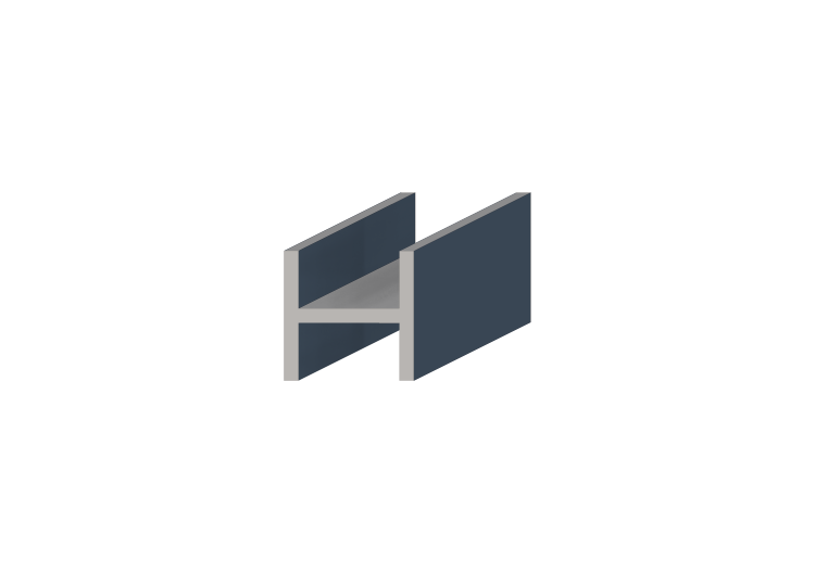 Perfil 3D - Perfil H-90/10x90/10mm - ACCA software Perfil 3D - Perfil H-90/10x90/10mm - ACCA software
