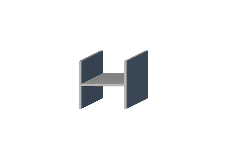 Profil 3D - Profil H-180/10x180/10mm - ACCA software Profil 3D - Profil H-180/10x180/10mm - ACCA software