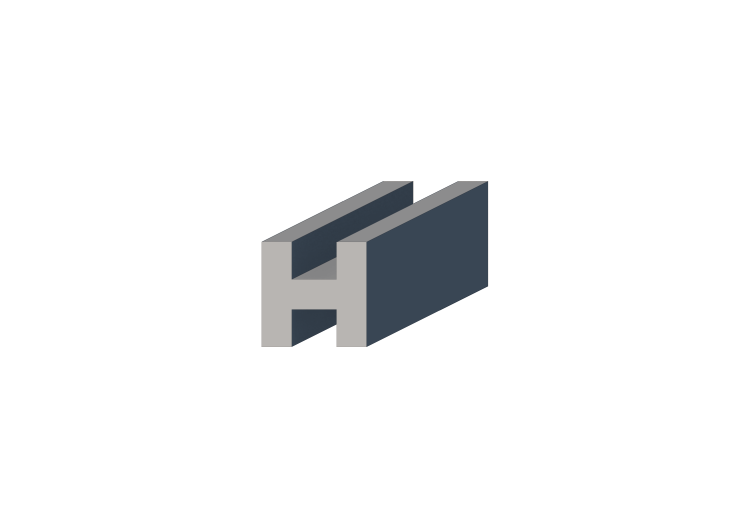3D Profil - Profil H-70/20x70/20mm - ACCA software 3D Profil - Profil H-70/20x70/20mm - ACCA software