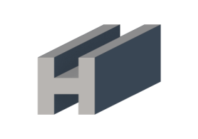Profilo 3D - Profilo H-70/20x70/20mm