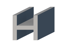 Profil 3D - Profil H-120/20x120/20mm
