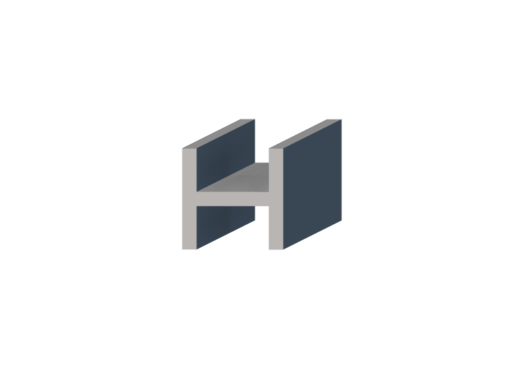3D Profile - Profile H-140/20x140/20mm - ACCA software 3D Profile - Profile H-140/20x140/20mm - ACCA software
