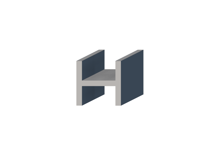 Profil 3D - Profil H-160/20x160/20mm - ACCA software Profil 3D - Profil H-160/20x160/20mm - ACCA software