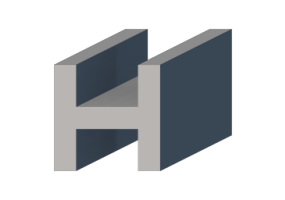 Profilo 3D - Profilo H-120/25x120/25mm