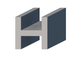 Profilo 3D - Profilo H-140/25x140/25mm