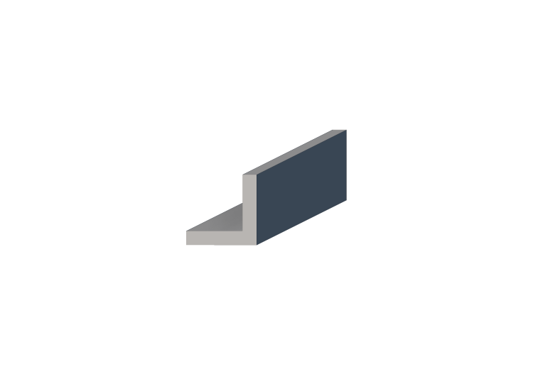 3D Profile - L 2_1/2X2_1/2X 1/2 - ACCA software 3D Profile - L 2_1/2X2_1/2X 1/2 - ACCA software