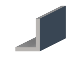 3D Profiles - L 4X3X 1/2