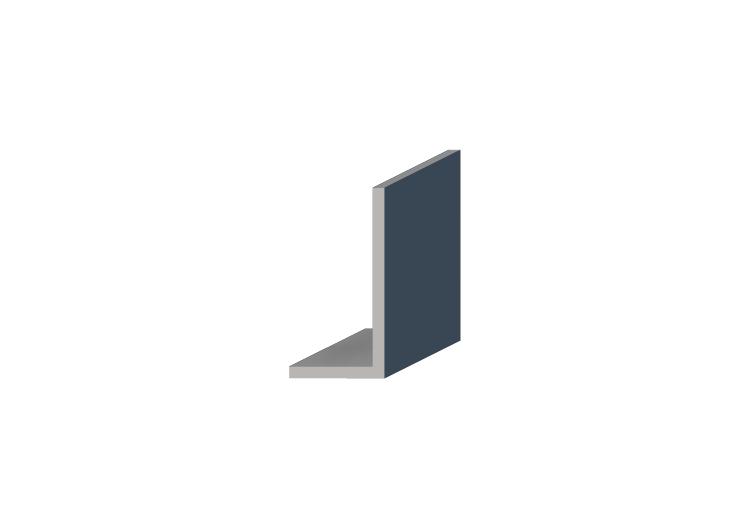 3D Profiles - L 8X4X 1/2 - ACCA software 3D Profiles - L 8X4X 1/2 - ACCA software