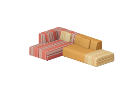 Divani 3D - Divano in tessuto - Kare - Infinity - 82584