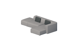 Divani 3D - Divano in tessuto - Kare - Infinity - 82574