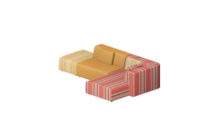 Divani 3D - Divano in tessuto - Kare - Infinity - 82575