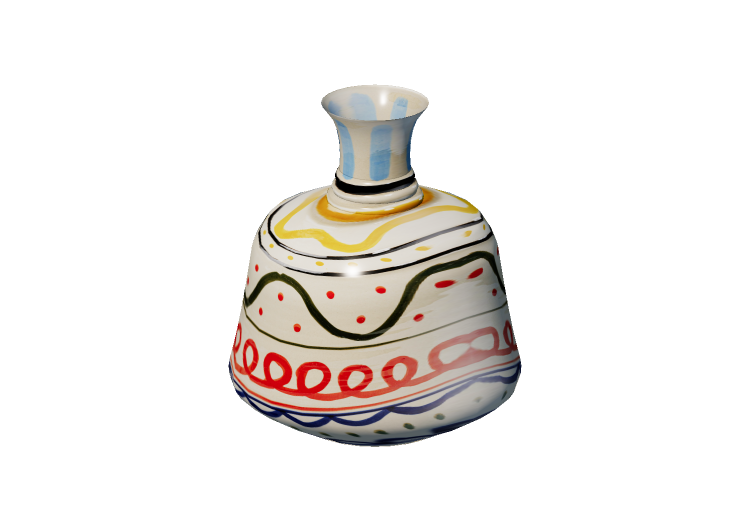 3D Töpfe und Keramik - Blumenvase aus Keramik - Kare - Los... 3D Töpfe und Keramik - Blumenvase aus Keramik - Kare - Los...