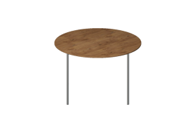 Tavoli 3D - Tavolino quadrato - Moroso - Fishbone - FB0 - T68