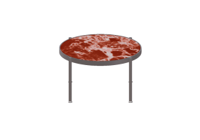 Tavoli 3D - Tavolino con piano in marmo - Moroso - Armada - AR1 - 0AV