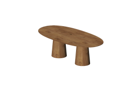 3D Tables - Oval table - Moroso - Vol - VO1 - 0EB