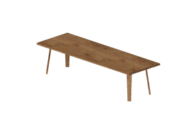 Tavoli 3D - Tavolo rettangolare - Moroso - Il Naturale - IN0 - 016