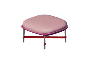 Cadeira 3D - Pufe - Moroso - Ottoman - OT0 - 017