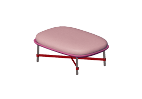 Sedie 3D - Pouf - Moroso - Ottoman - OT0 - 077