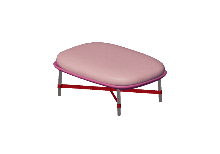 3D Chairs - Pouf - Moroso - Ottoman - OT0 - 077 - Moroso 3D Chairs - Pouf - Moroso - Ottoman - OT0 - 077 - Moroso